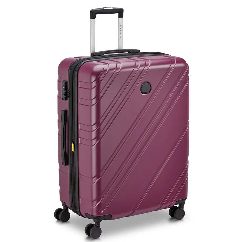 ديلسي _باريس maxence 70 cm 4 double wheeled expandable check-in trolley case - purple